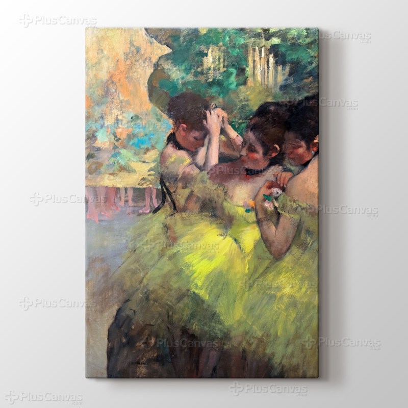 Yellow Dancers - Edgar Degas görseli.