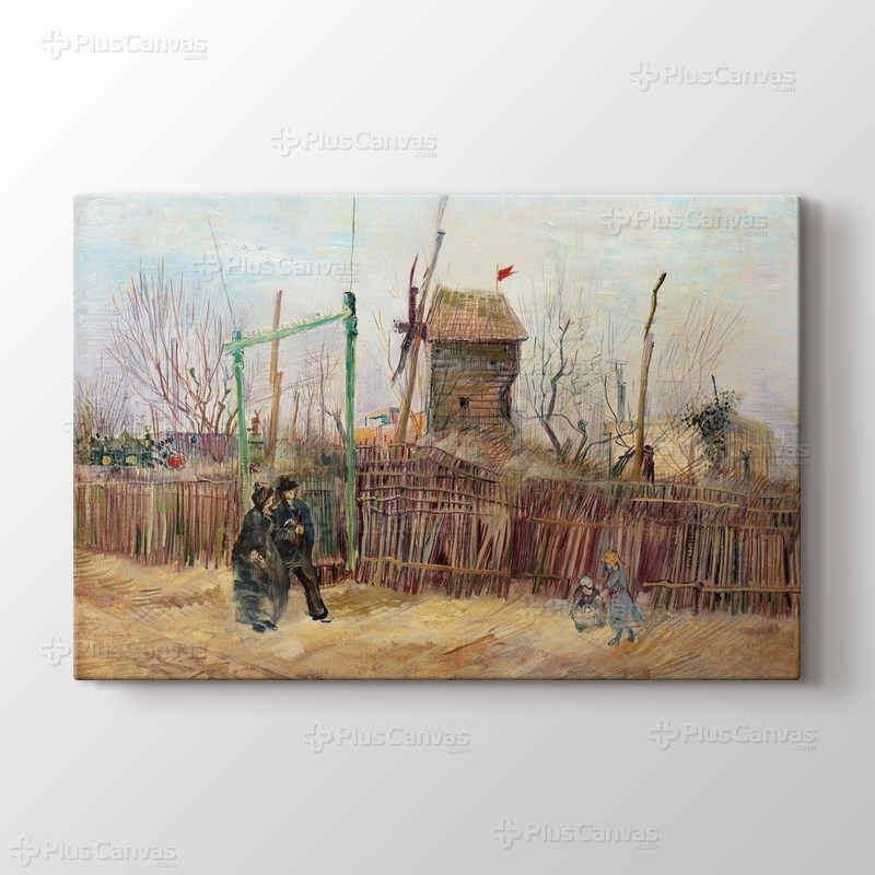 Street Scene in Montmartre görseli.