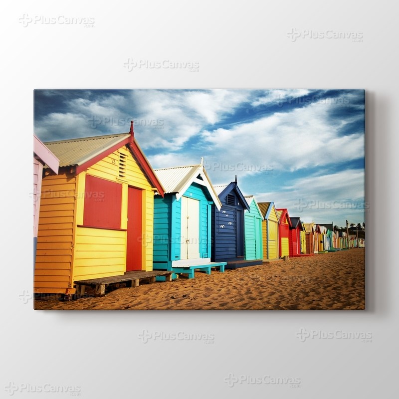 Melbourne - Brighton Beach görseli.