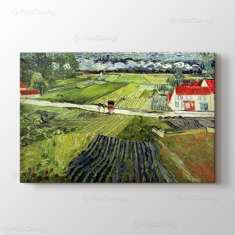 Landscape with Carriage and Train görseli.