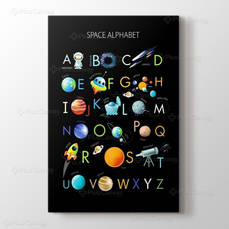 Space Alphabet görseli.
