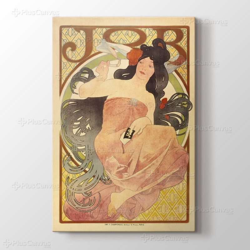 Job by Alphonse Mucha görseli.