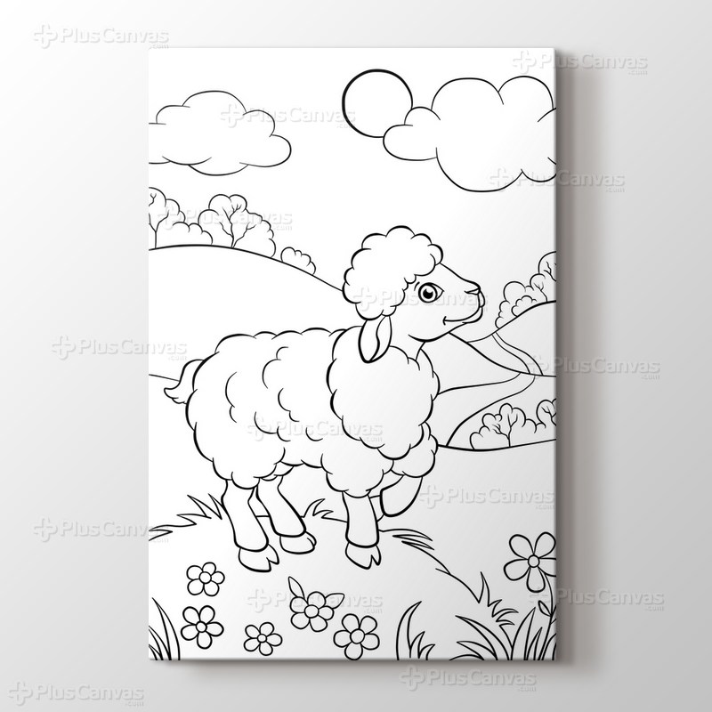 Kuzulu boyama tablo görseli.