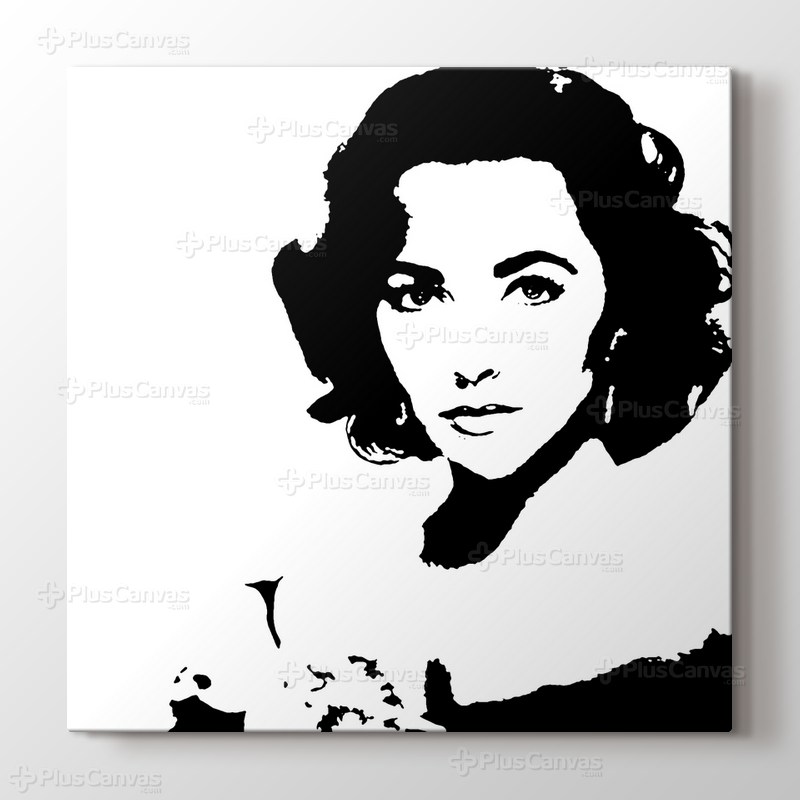Elizabeth Taylor - Pop Art görseli.