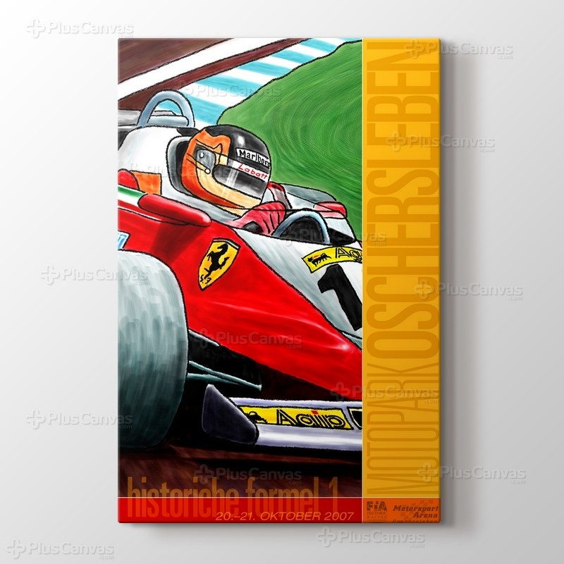 2007 Almanya Formula 1 Posteri görseli.