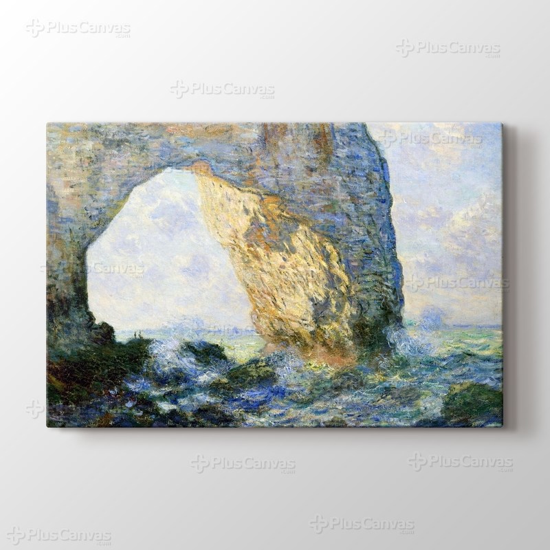 The Manneport Rock Arch West of Etretat görseli.