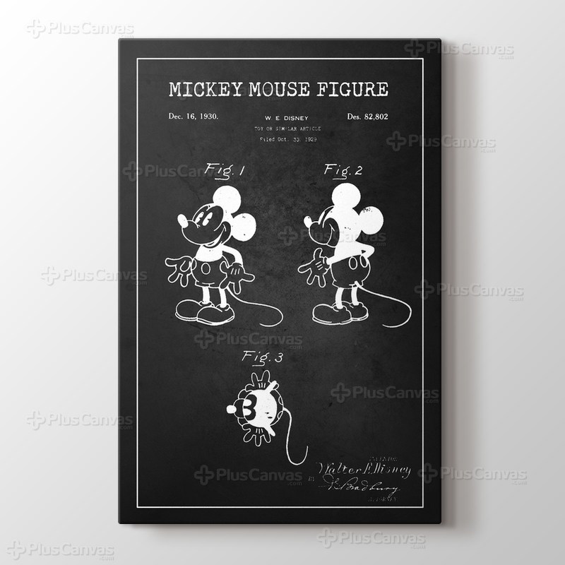 Mickey Mouse Patent görseli.