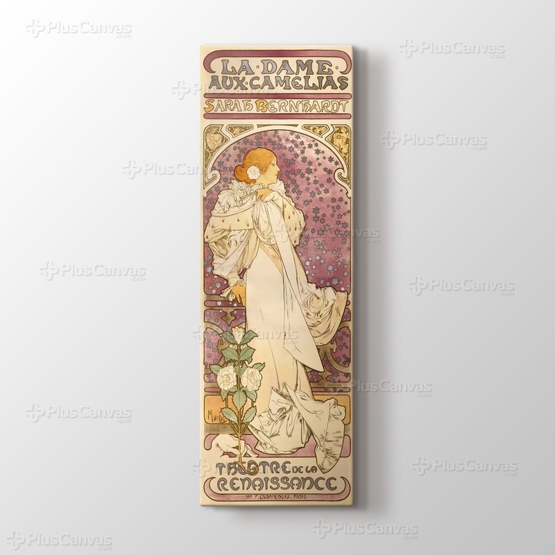 La Dame aux Camelias - Sarah Bernhardt görseli.