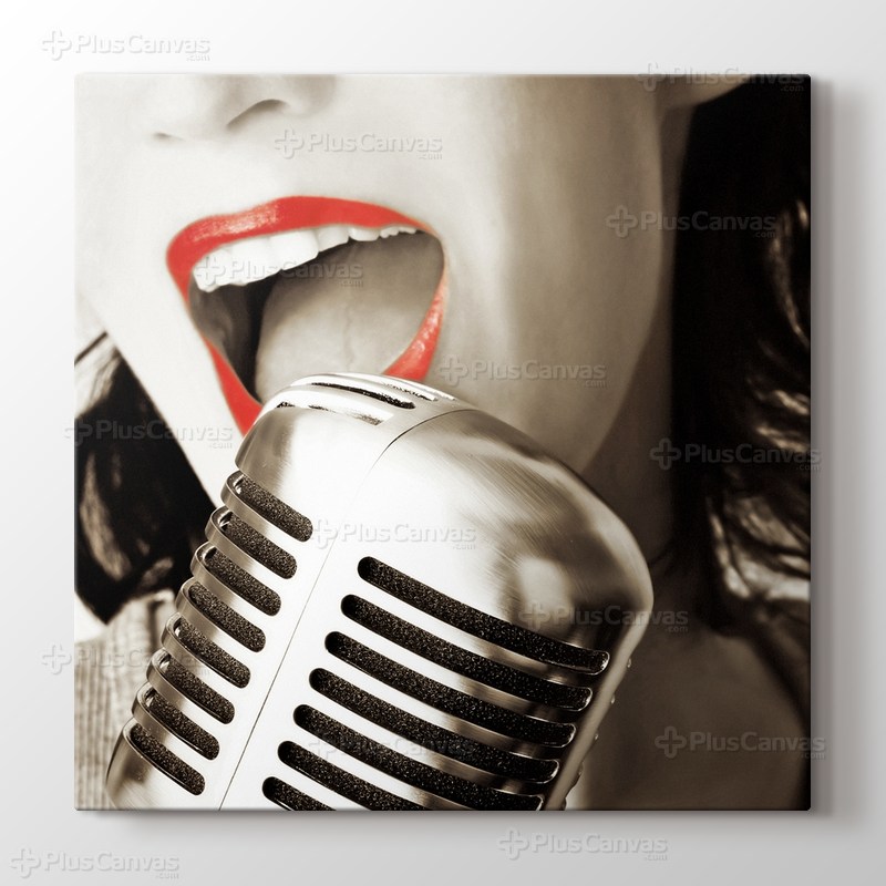 Red Lips and the Microphone görseli.