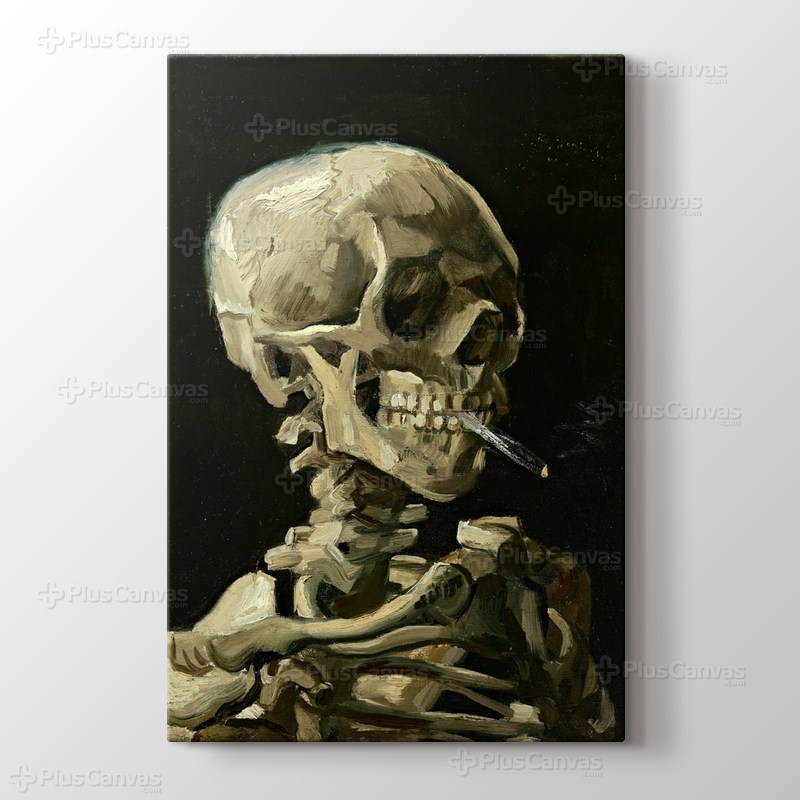 Head of a Skeleton with a Burning Cigarette görseli.