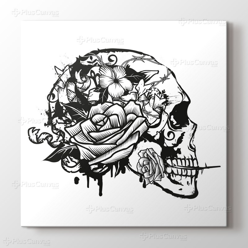 Kuru kafa boyama tablo görseli.