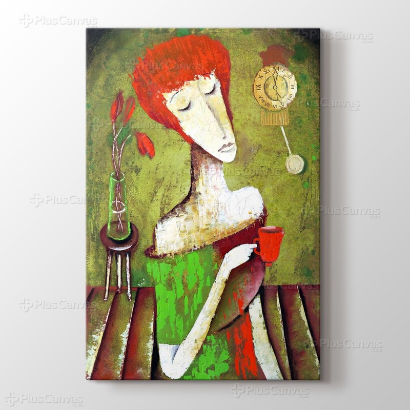 Woman Drinking Tea görseli.