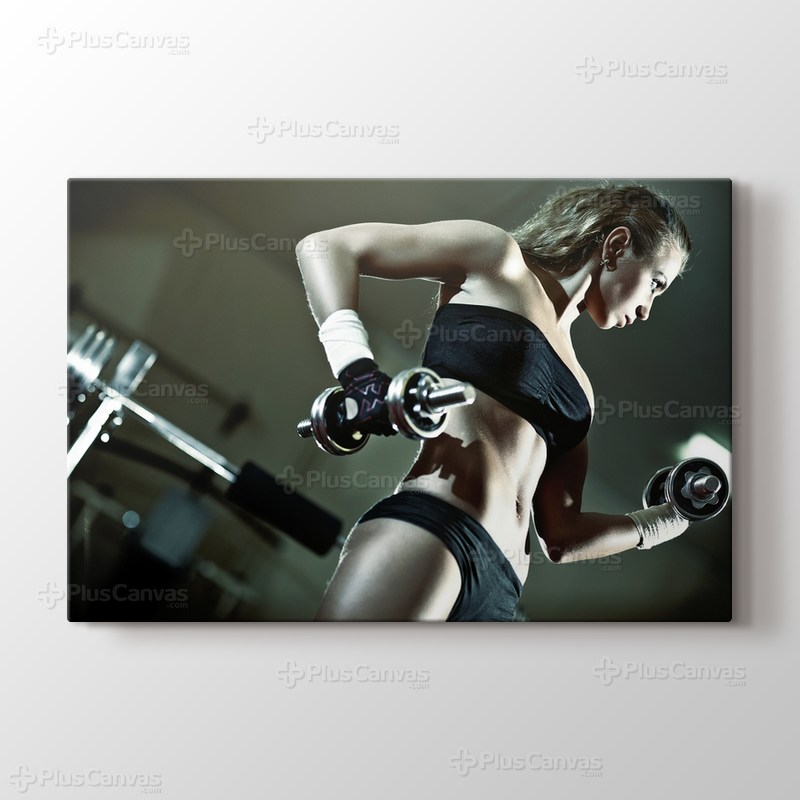 Fitness Yapan Kadın görseli.