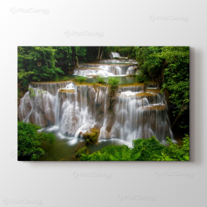 Huay Mae Khamin Waterfall Thailand görseli.