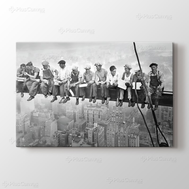 Lunch atop a Skyscraper görseli.