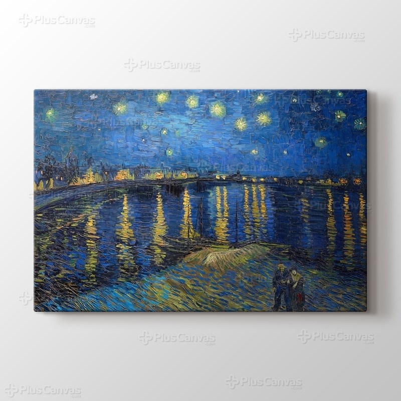 Rhone Üzerinde Yıldızlı Gece görseli.