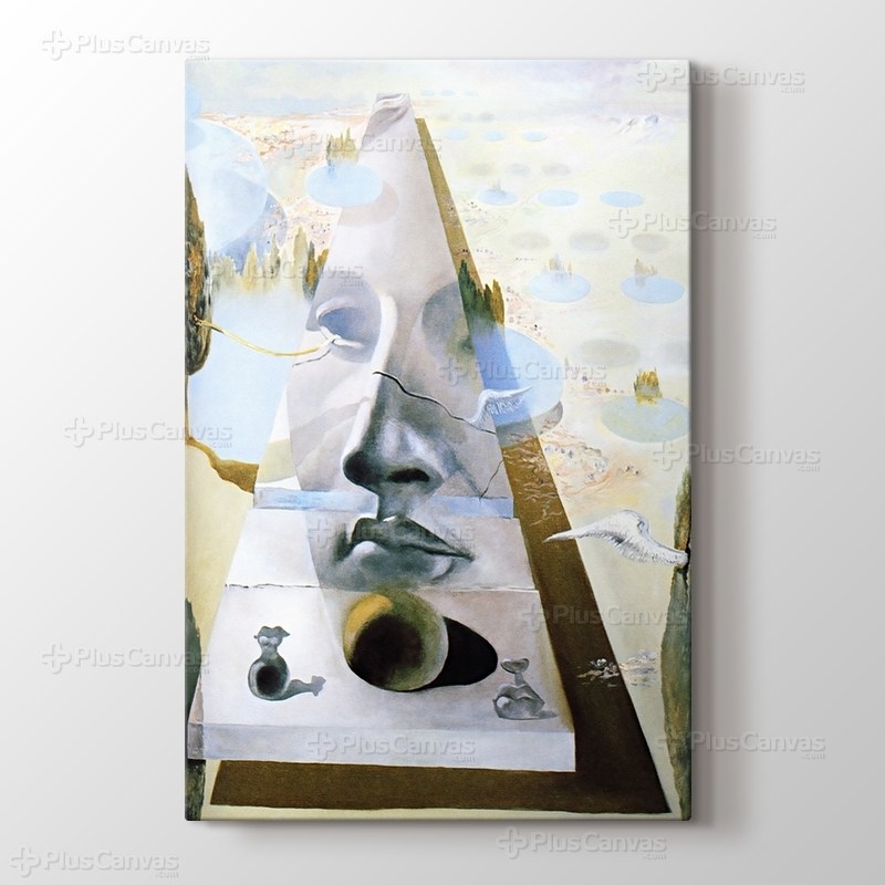 Apparition of the Visage of Aphrodite of Cnidos in a Landscape görseli.