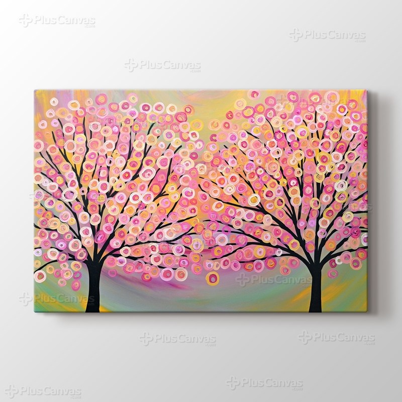 Soyut Ağaçlar görseli.