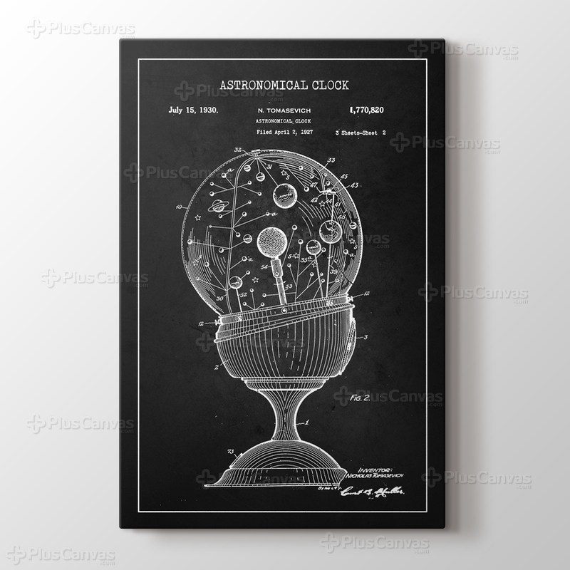 Astronomical Clock Patent görseli.