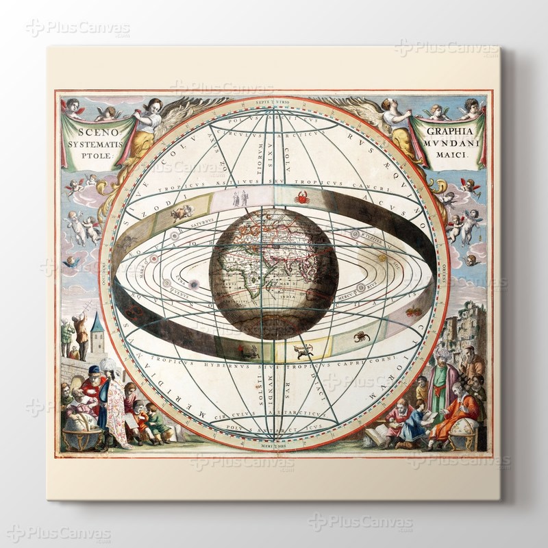 Scenography of Ptolemy 1660 görseli.