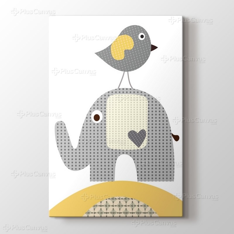 Kuş ve Fil görseli.