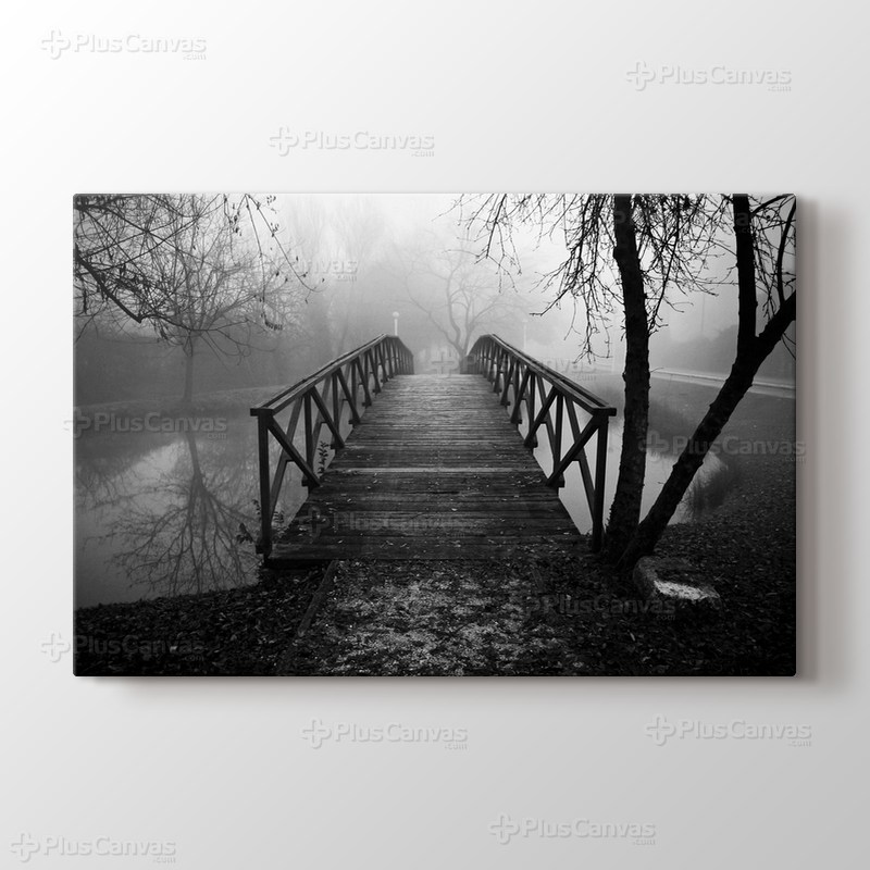 Parkta Ahşap İskele görseli.