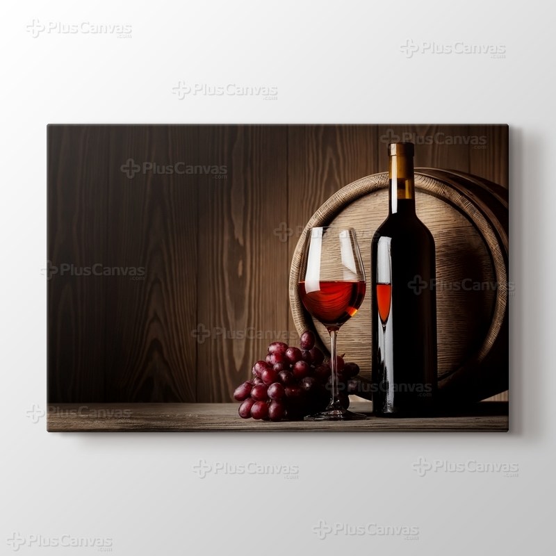 Kırmızı Şarap ve Üzüm görseli.