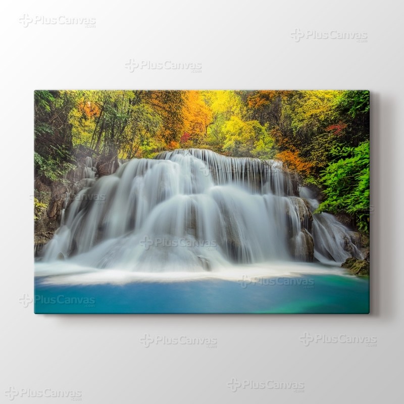 Huay Mae Kamin Waterfall Thailand görseli.