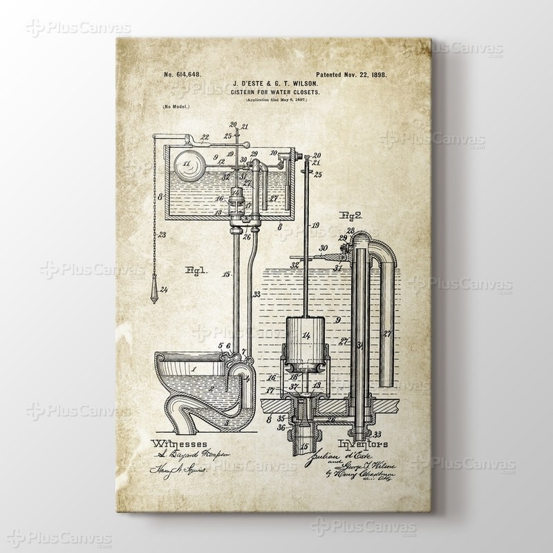 Water Closet Patent görseli.