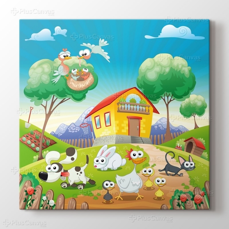 Ev ve Hayvanlar görseli.