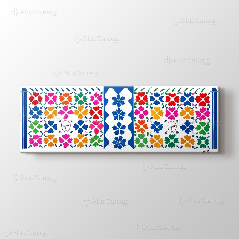 Large Composition with Masks görseli.