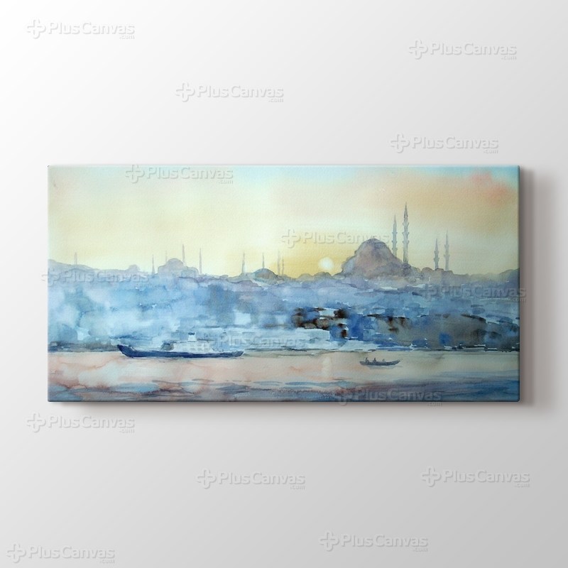 Haliç Sulu Boya görseli.