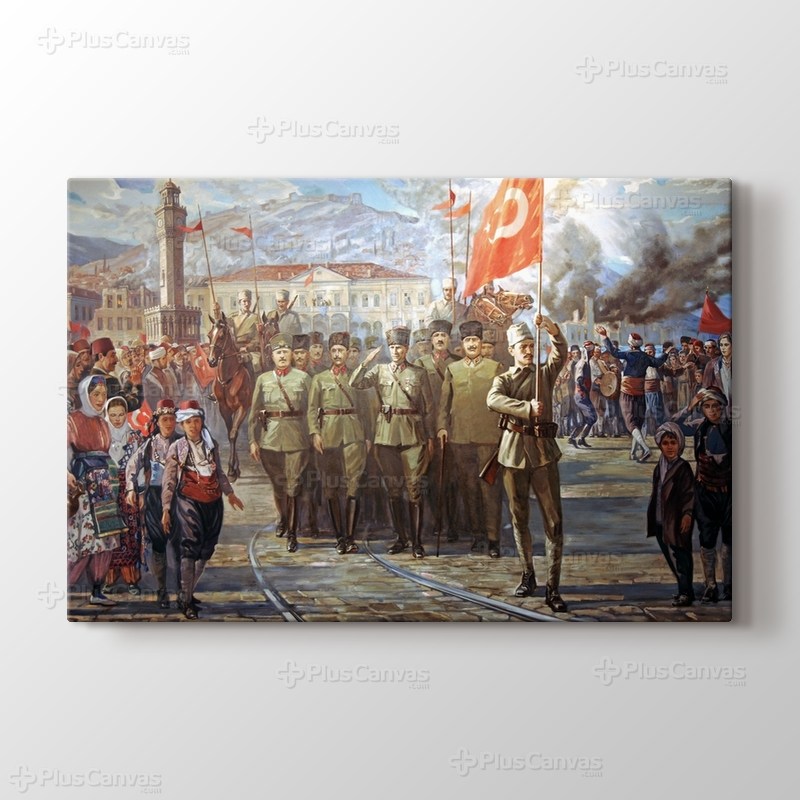 Türk Ordusunun İzmir'e Girişi görseli.