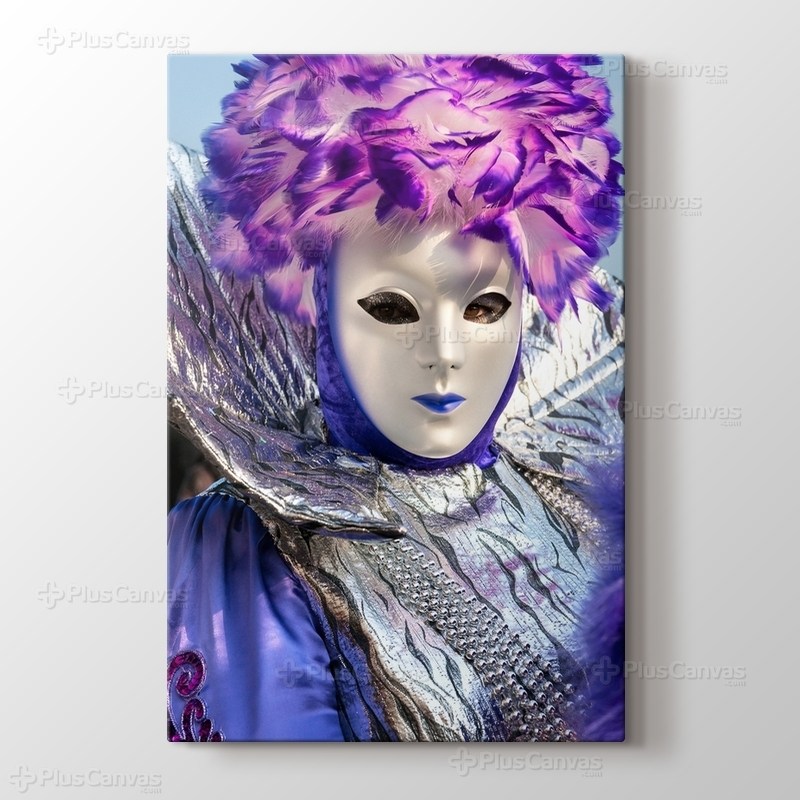 Karnaval Maskeleri Venedik görseli.