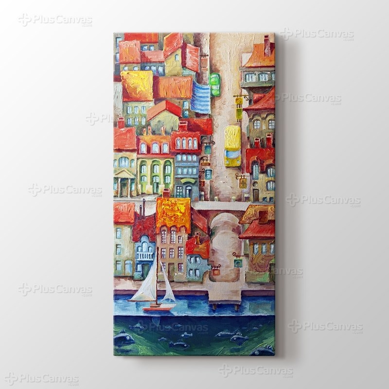 Deniz Kasaba Manzarası görseli.