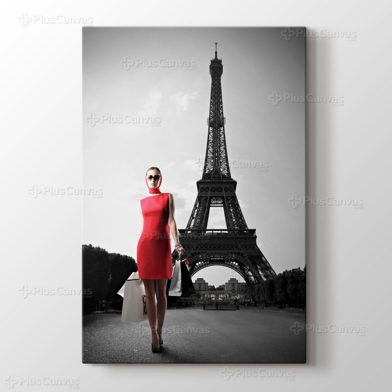 Red Dressed Woman görseli.