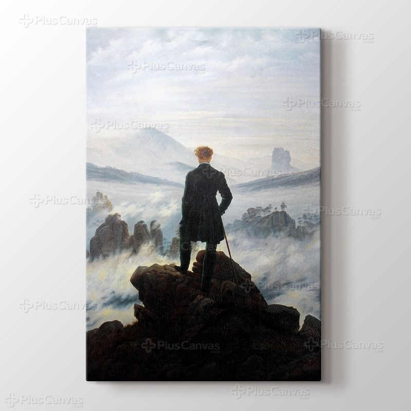 Wanderer above the sea of fog görseli.