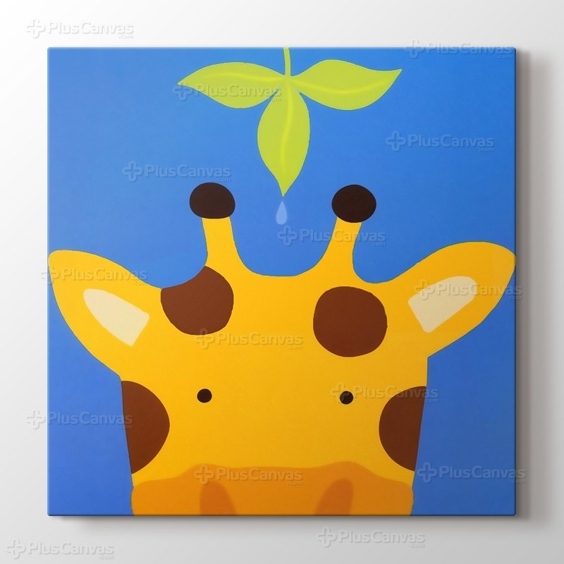 Giraffe and the Leaf görseli.