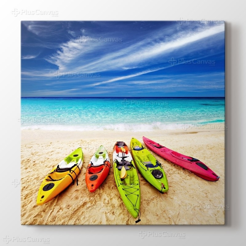 Sahilde Kanolar görseli.