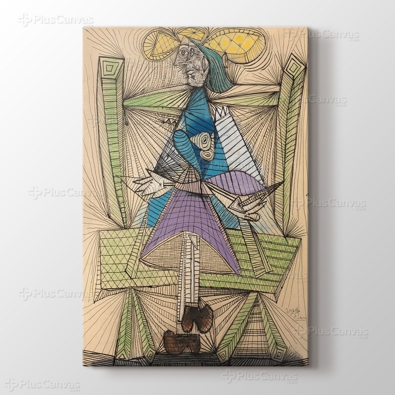 Dora Maar in a Wicker Chair görseli.