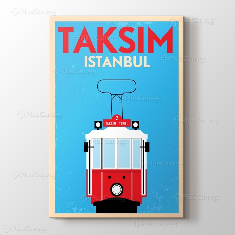 İstanbul Taksim Tramvay görseli.