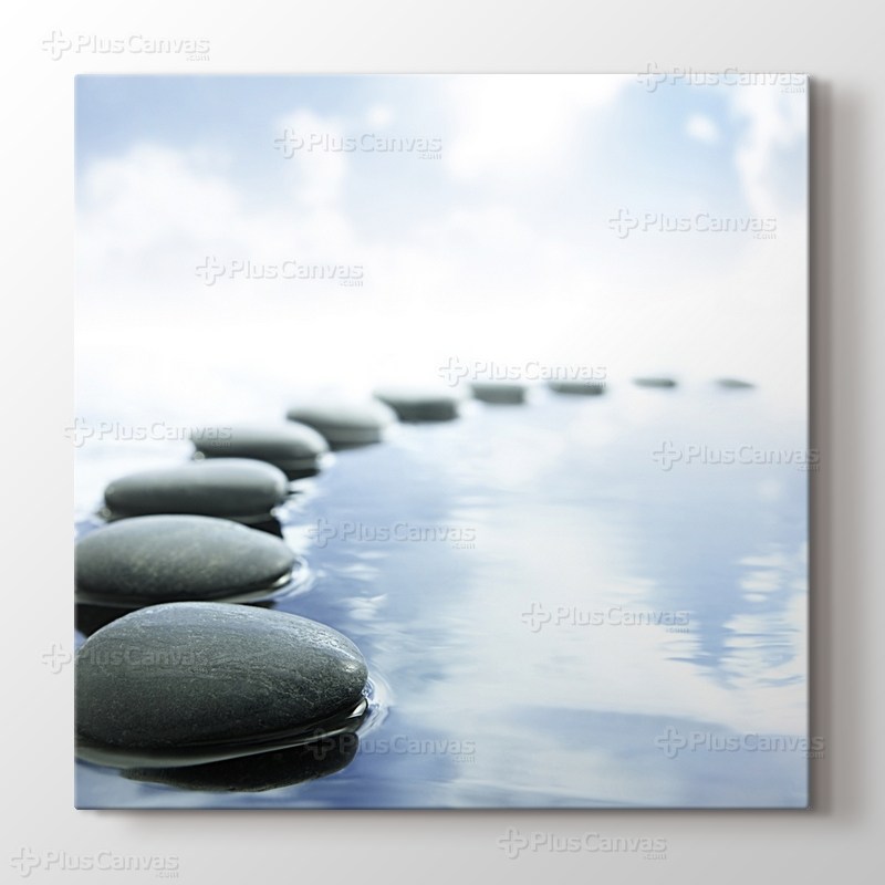 Gri su taşları görseli.