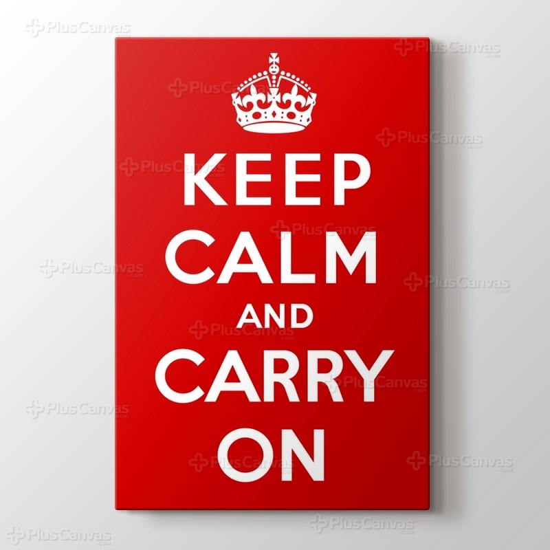 Keep Calm and Carry On görseli.