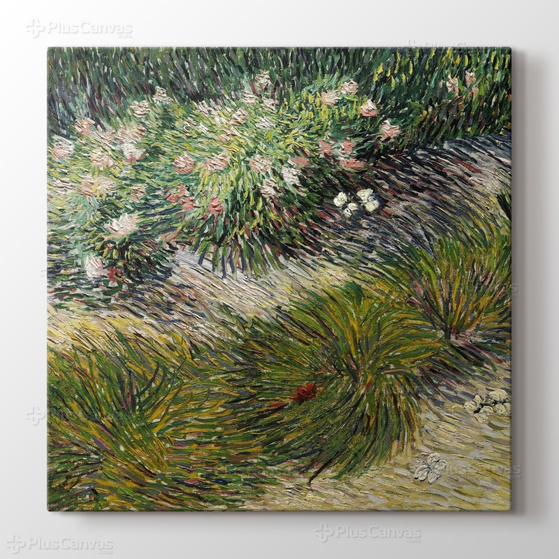 Garden Corner with Butterflies görseli.