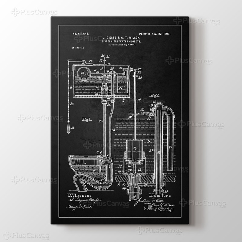 Water Closet Patent görseli.