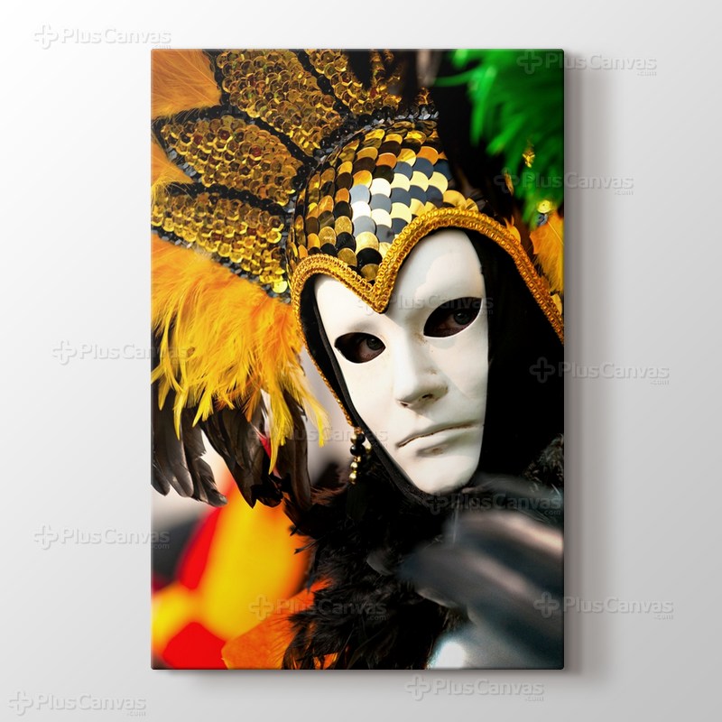 Karnaval Maskeleri Venedik görseli.