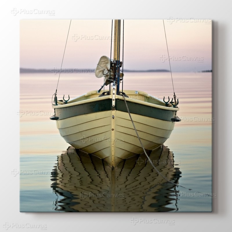 Boat on the River görseli.