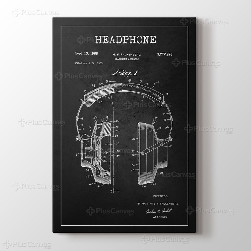 Headphone Patent görseli.