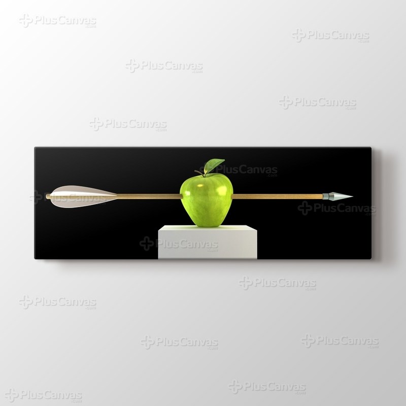 Yeşil Elma ve Ok görseli.