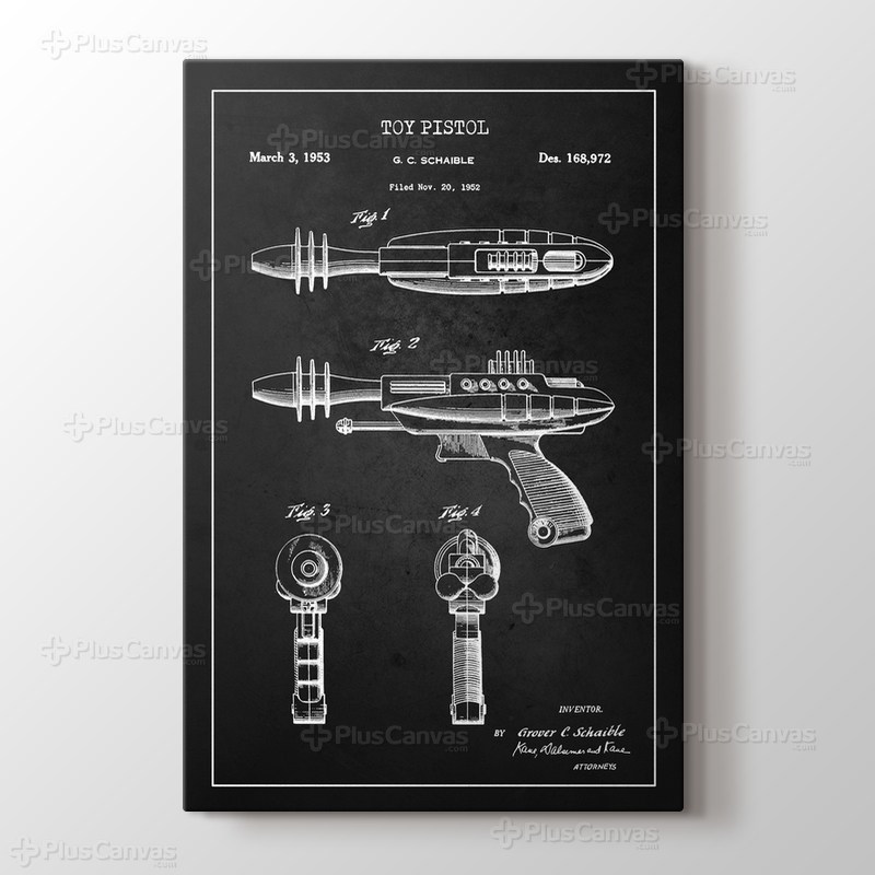 Toy Pistol Patent görseli.